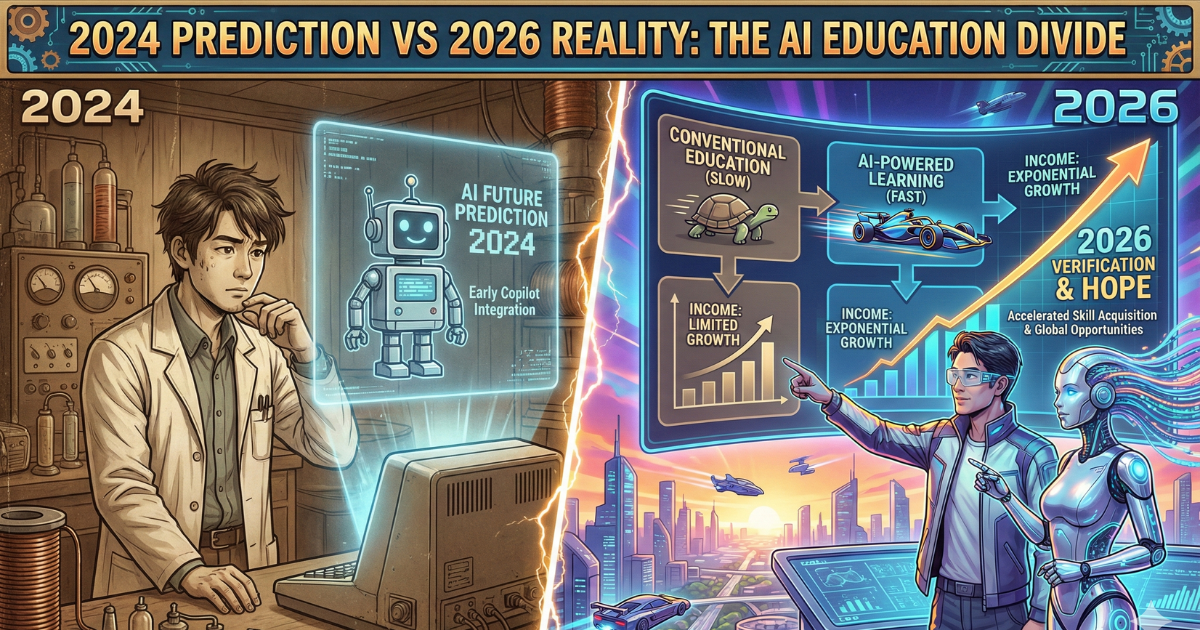 2024の予想　2026の現在